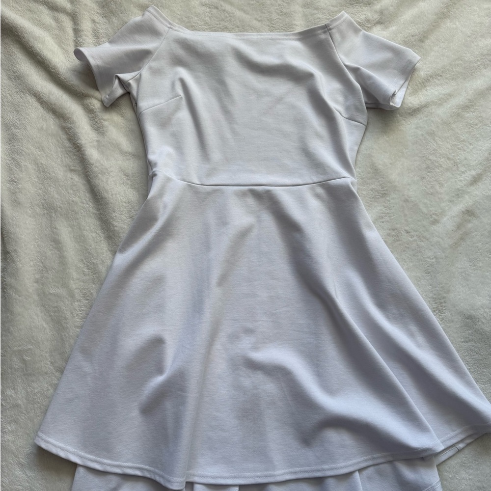 White Off Shoulder Dress